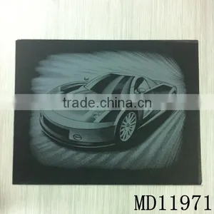 Car Print Engraving Card/Scratch Art Foil Paper/foil Card/Scratch Foil Paper Engraving Art Quilling Art Paper thumbnail-1
