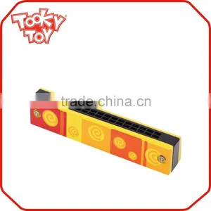 Mini Musical Instrument Wooden Harmonica Toy thumbnail-1