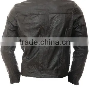 Good Quality Fashion Winter Men's Leather Jacket thumbnail-2