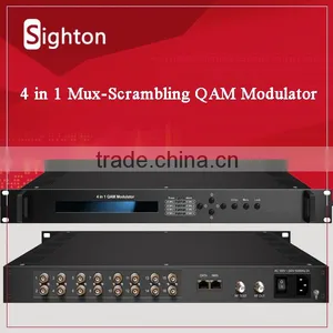 Chinese 16asi/4asi Input and DVB-S2 Mux-scrambling 4 in 1 QAM Modulator thumbnail-1