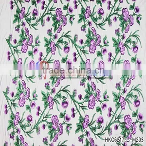 Fashion News Purple Flower Mesh Fabric Embroidered Tulle Fabric Apperal Textile Accessories And Fabric For Textile/Garment thumbnail-2