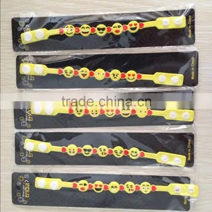 Cheap Custom Silicone Rubber Slap Bracelet / Snap Band thumbnail-4