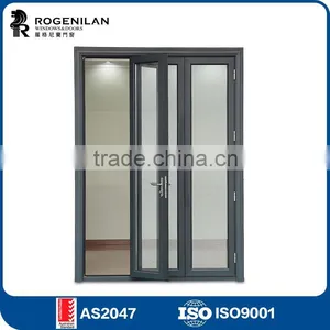 ROGENILAN 75# (AS2047) Soundproof Aluminium Commercial Accordion Folding Doors thumbnail-3