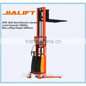 Jialift 1000Kg Semi-Electric Stacker SPN1030 thumbnail-1