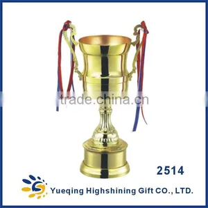 Custom Plastic Trophy Base Award Basketball Tennis Trophy Golden Souvenir 2415 China Metal Champions League Cup Trophy thumbnail-6