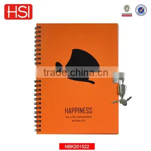 Factory Direct Sale Simple Design Happiness Notebook thumbnail-5