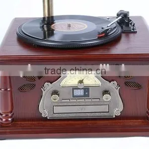 Classical Design Gramophone Record Player, Handmade High Quality Antique Gramophone thumbnail-4