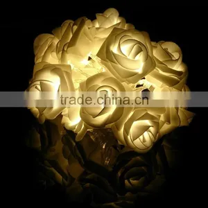 20L Battery Christmas Wedding Party Holiday Indoor Outdoor String Led Rose Light thumbnail-5