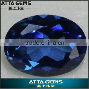 Facet Cut Synthetic Blue Spinel thumbnail-1