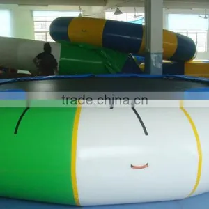 Funny Inflatable Mini Trampoline , Swimming Pool Trampoline thumbnail-2