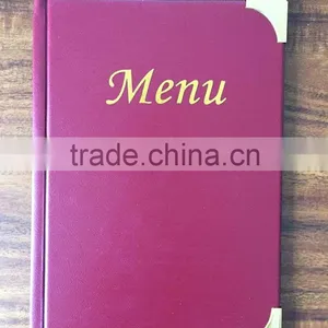 2016 New PVC Menu Book Folder, Plastic Folder thumbnail-1