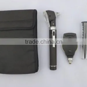 Diagnostic Set Ophthalmoscope Otoscope With Black Pouch thumbnail-1