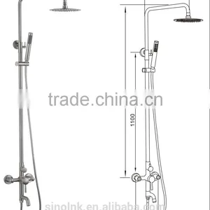 High Quality Sus304 Lead Free Stainless Steel Big Rain-shower(8001) Trade Assurance Sinolink thumbnail-2