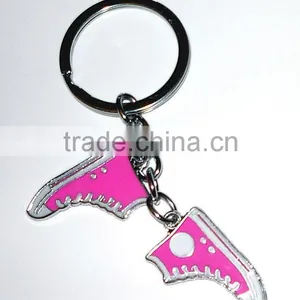 Metal Converse Shoes Keychain With Split Ring thumbnail-1