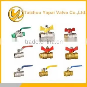 Yuhuan Manufacturer Nickel Palting Brass Ball Valve 1/2"-2" thumbnail-4