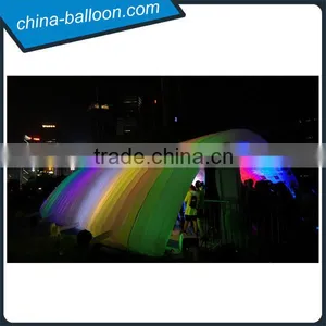 Color Changing Led Inflatable Tunnel Tent Inflatable Canvas Tent thumbnail-1