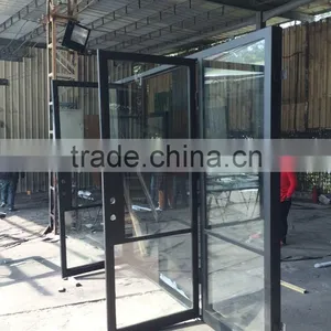 Elegant House Windows Simple Iron Window Grills Design Morden Steel Doors Manufacturer Made in Xiamen,China thumbnail-1