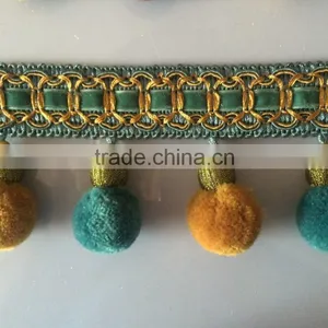 [YZLACE] Tassels Lace Curtains Wholesale 10100 thumbnail-4