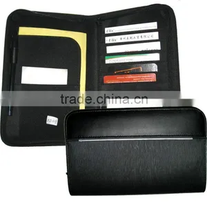 PVC Material Travel Wallet With Zipper,2 Fold. thumbnail-1