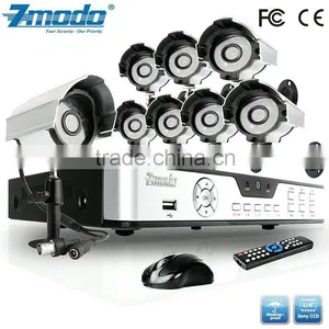 Zmodo 8CH DVR Outdoor Sony Camera CCTV Security System thumbnail-1