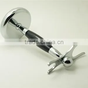 High Quality Men Shaving Brush Razor Stand Professional Stainless Shaving Stand thumbnail-3