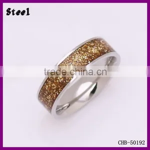 Yacan Jewelry Factory Unique Design Coloful Epoxy Gay Men Ring thumbnail-1