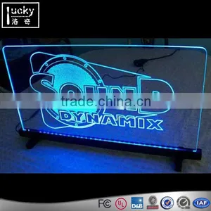 Countertop Laser Engraving Acrylic LED Edge Lit Sign thumbnail-1