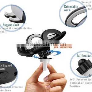 2016 Best Selling In Amazon 2 In 1 Suction Dashboard Windshield Car Mount Holder For Iphone thumbnail-6