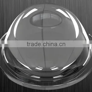 Optical COB Led Glass Lens 100mm 60 Degree for LED High Bay Lights thumbnail-1