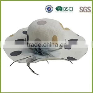 Flower Decorated Straw Hat Paper Straw Women Summer Hat thumbnail-1