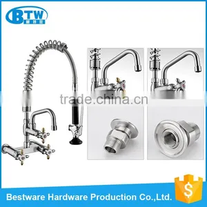 Wholesale Custom Wall Mounted Commercial Pre-rinse Stainles Steel Industrial Kitchen Sink Faucet thumbnail-2