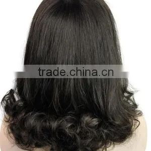 Synthetic Fashion Curly Lace Wigs With Bob Bangs Wigs N397 thumbnail-1