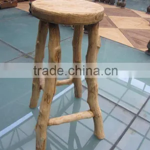 Antique Furniture-natural Bar Stool thumbnail-1