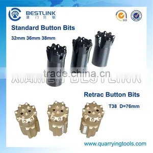 Manufacture in China Quarry Stone Button Bits thumbnail-1