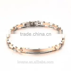Hot Sell Cheap Stainless Steel Adjustable Bangle Bracelets For Men thumbnail-1