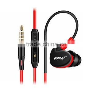 Running Earphone Ear Hook Sports 3.5mm Wire HIFI Headphone With Mic Volume Control thumbnail-4