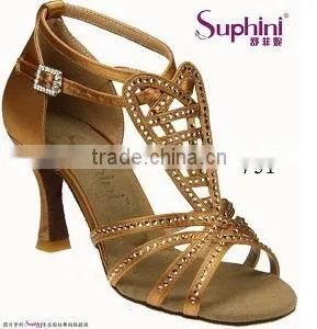 Rhinestone/Crystal Buckle Sales Well Ladies Latin Dance Shoes by Suphini Dance Shoes thumbnail-1