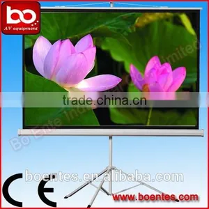 Matte White Floor Stand Bracket Tripod Projection Screen for 1:1 120 Inch BETTS1-120 thumbnail-5