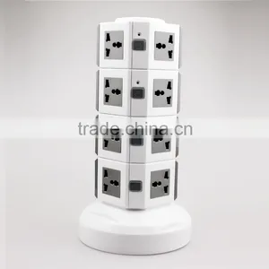 ME-S4 Four Layers Electrical Plug Socket With 4 USB Control in Each Layer and 5-meter Power Line thumbnail-3
