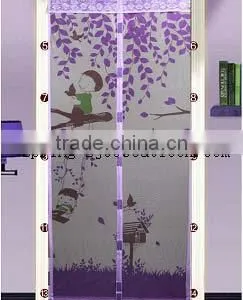 Free Installation Type Door Stripe Anti-mosquito Screen Door in Summer Screen Door Magnetic thumbnail-1