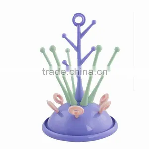 Good Quality Safe Plastic Tree Shape Large Capacity Bottle Dryer for Kids thumbnail-2