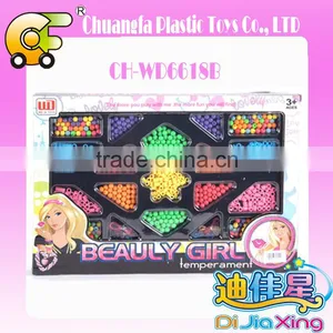 Handmade Plastic Bead Cheap Plastic Bead Necklace for Children thumbnail-4