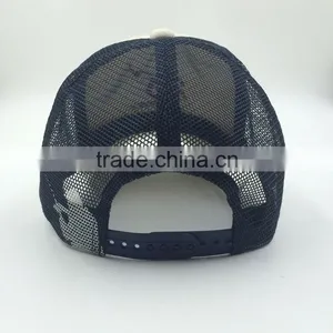 High Quality 3D Embroidery Logo Cotton Herringbone Trucker Hats thumbnail-3