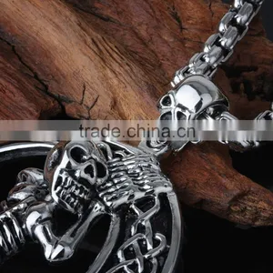 Personalized Design Skull Jewelry Wholesale Arrowhead Pendant thumbnail-4