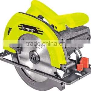 China Prescott Electric 220V 185mm 1450W Mini Wood/metal/concrete Cutting Circular Saw With Double Bevel Function thumbnail-1