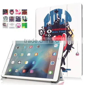 Slim Lightweight PU Leather Smart-shell Folio Stand Case Shockproof Full-body Protective Cover With Auto Wake & Sleep for IPad thumbnail-1
