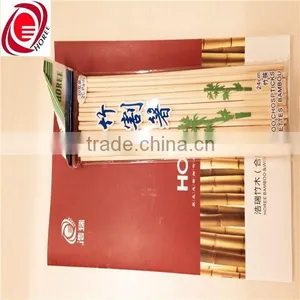 Chinese Factory Flatware Bamboo Disposable Twin Chopsticks for Wholesale thumbnail-6