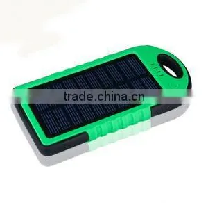 China Hot Sell Product Waterproof Mobile Phone Solar Power Bank Charger 5000mah thumbnail-3