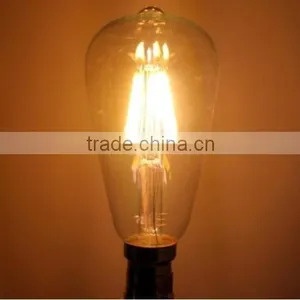 E27 4W ST64 LED Filament Lamp 2700K thumbnail-1