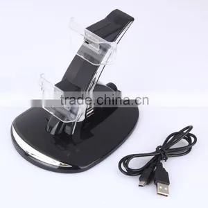 Dropshipping 2X Charging Dock Power And Play Charging System With LED Light For PS3 Controllers thumbnail-2